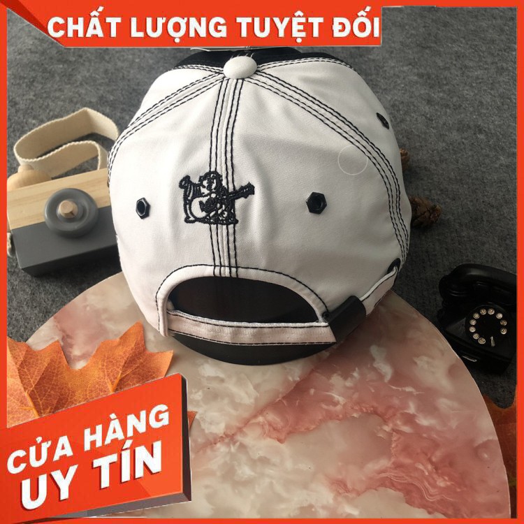 Nón Siêu Đẹp Nón ông địa đánh đàn đen trắng hot 2021