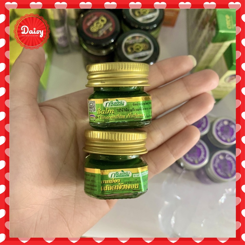 Dầu cù là thơm Green Herb thái lan 10gr