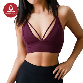 Áo ngực thể thao MOVING PEACH có mút nâng thiết kế quyến rũ