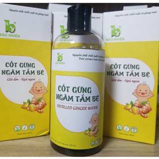 Cốt Gừng Ngâm Tắm Bé thảo dược 330ml