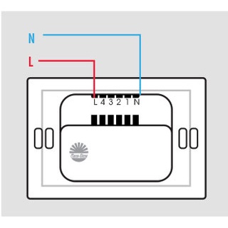 Công tắc cảm ứng RD-CT - WF (1 nút bấm, 2 nút bấm, 3 nút bấm, 4 nút bấm) Rạng Đông