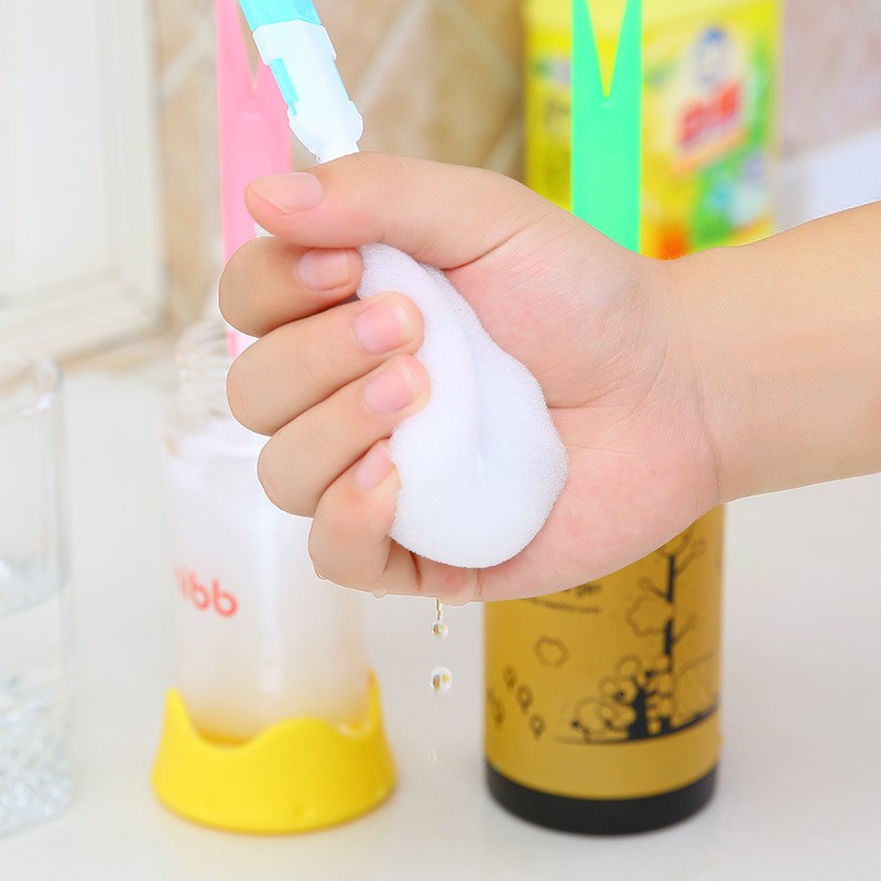Cọ Vệ Sinh Cốc/Bình Nước/Bàn Chải Có Thể Tháo Rời Tiện Dụng Cho Nhà Bếp