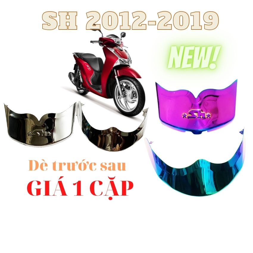 BỌC MÕM ĐUÔI TITAN SH 2012-2019 ( BẢO VỆ DÈ TRƯỚC SAU –GIÁ 1 BỘ)