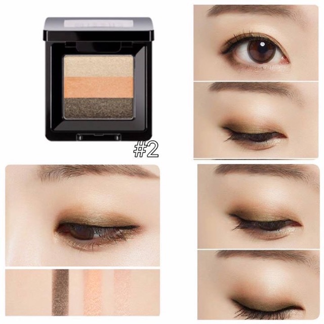 Phấn Mắt 3 màu Missha The Style Triple Perfection Shadow.