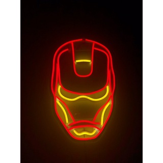 Đèn Led Neon Iron man trang trí phòng ngủ