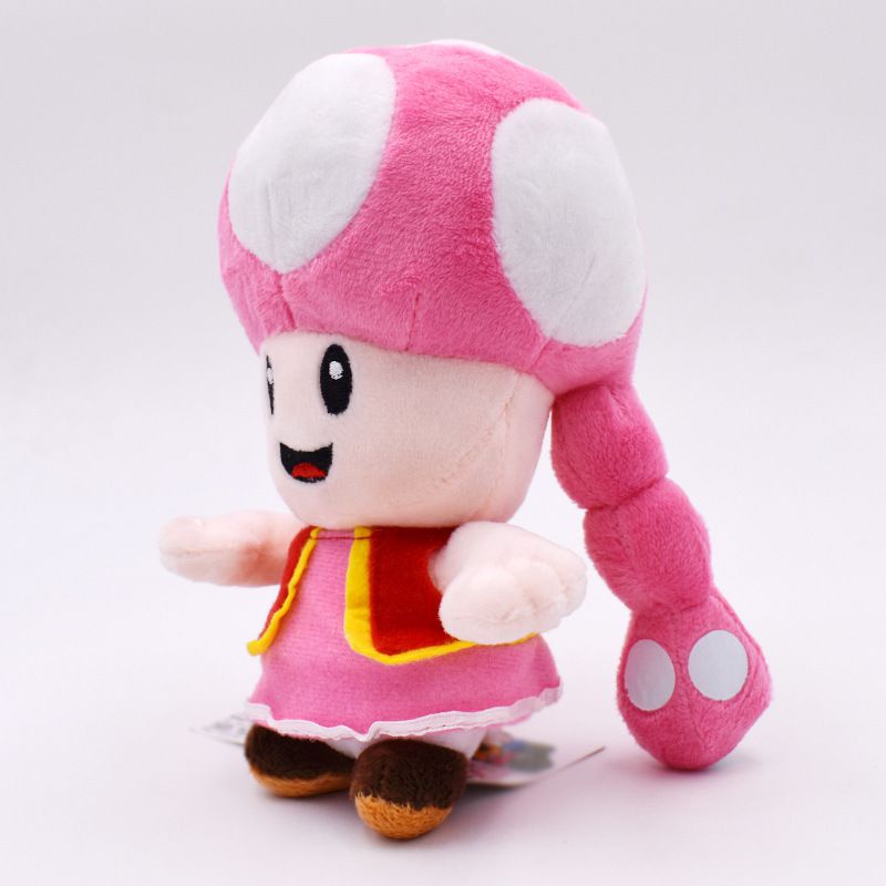 Thú Nhồi Bông Hình Nhân Vật Game Super Mario AC33 Toadette 7.5&quot;