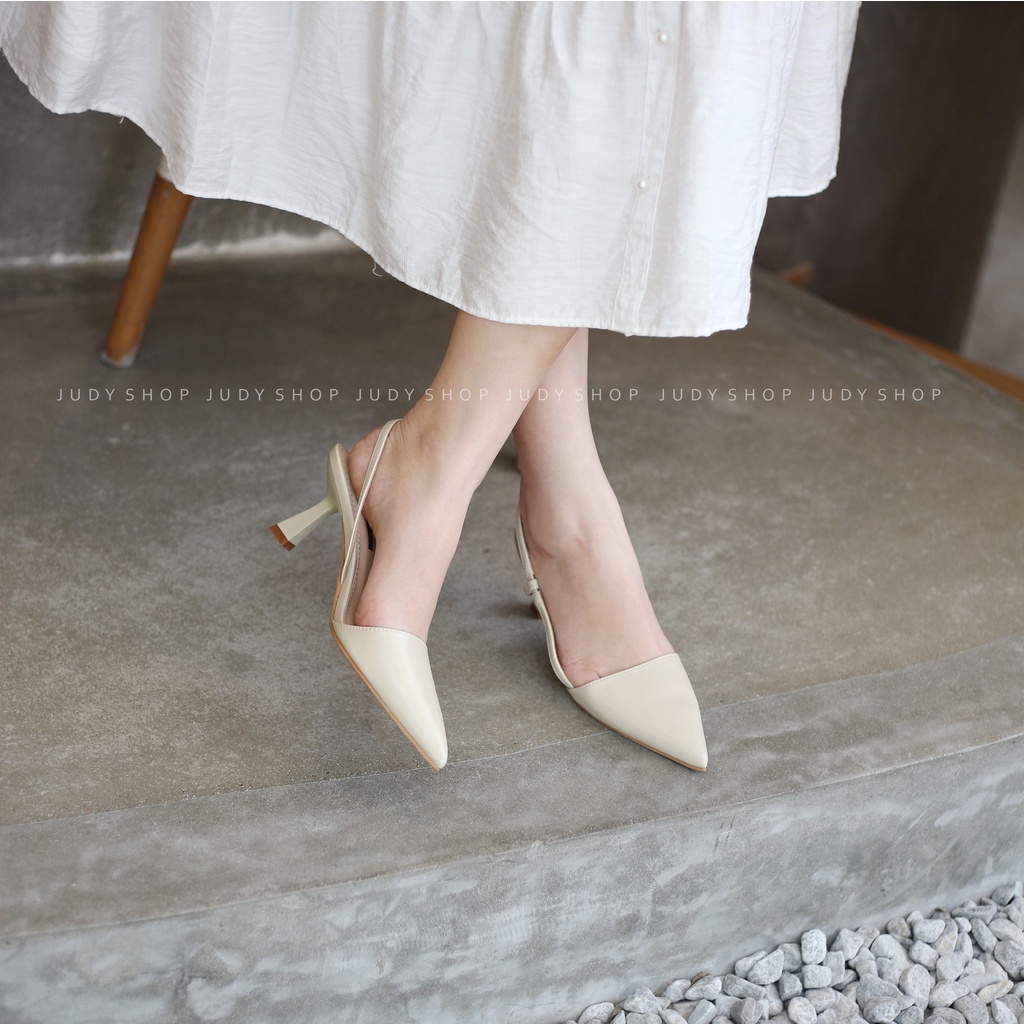 SANDAL SLINGBACK CAPELLA  MŨI NHỌN GÓT 7P