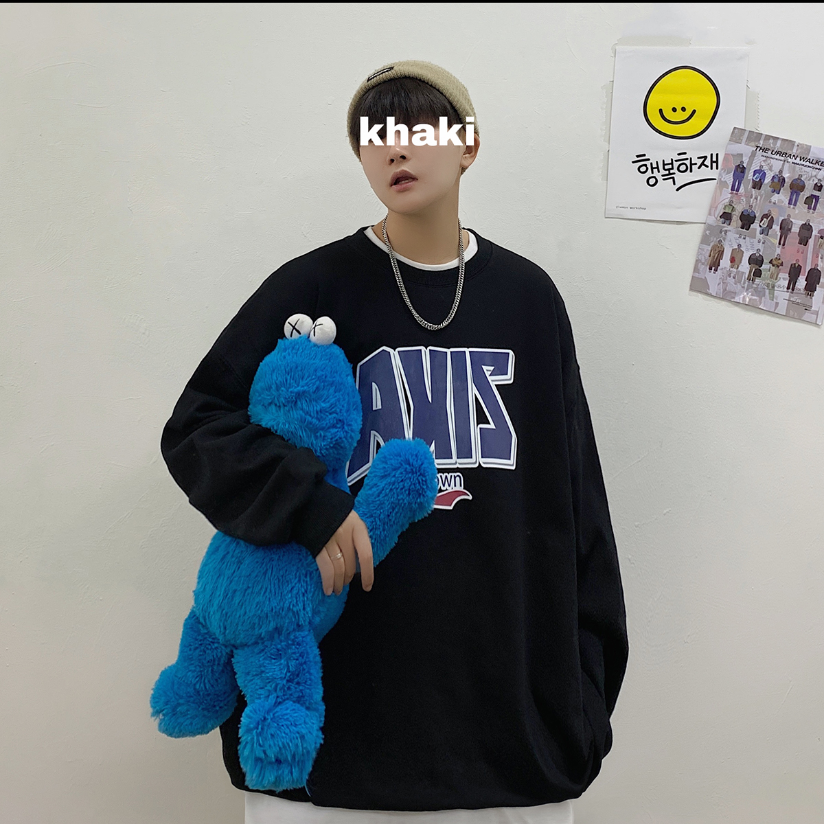 Áo Thun Nam Tay Dài Dáng Rộng Thời Trang Phong Cách Hàn Quốc | BigBuy360 - bigbuy360.vn