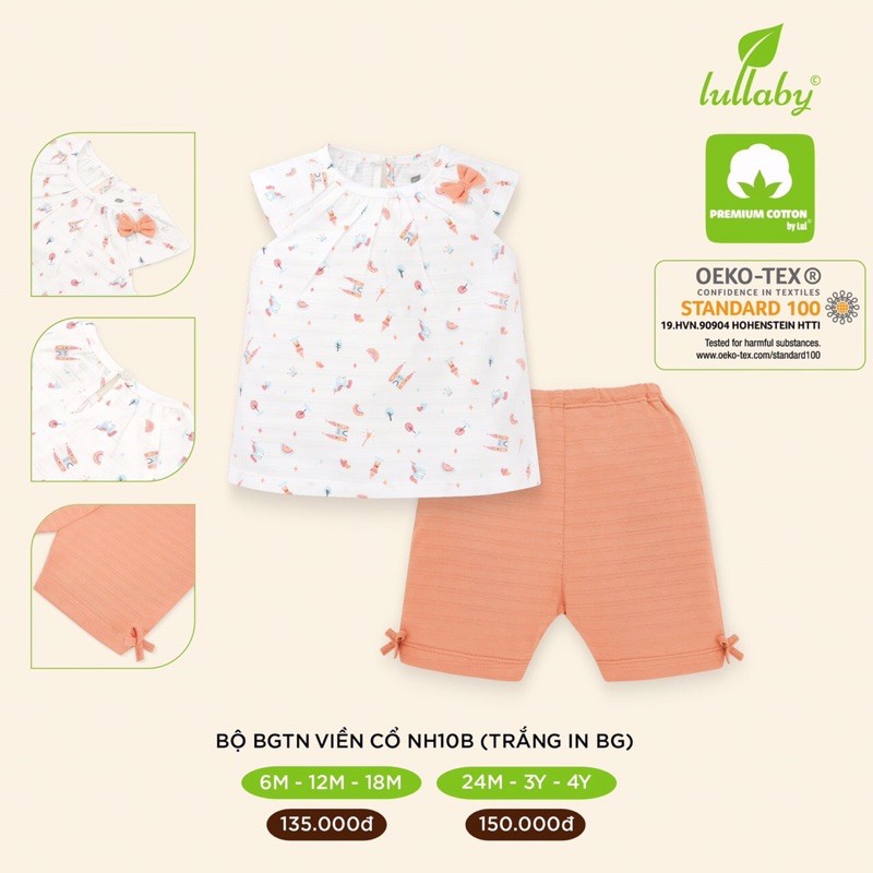 [ HOT SALE] Bộ Cộc Lullaby Cho Bé Trai Bé Gái