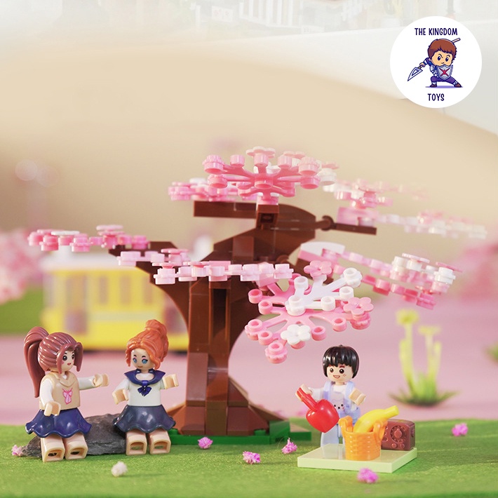 Đồ Chơi Lắp Ráp Friends Mô Hình Ngôi Nhà Hoa Anh Đào Mùa Xuân Đồ Chơi Bé Gái B1017