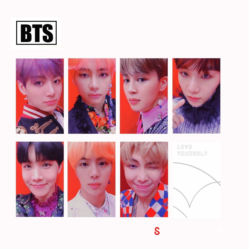 Bộ 7 ảnh thẻ lomo in hình nhóm nhạc KPOP BTS LOVE YOURSELF | BigBuy360 - bigbuy360.vn