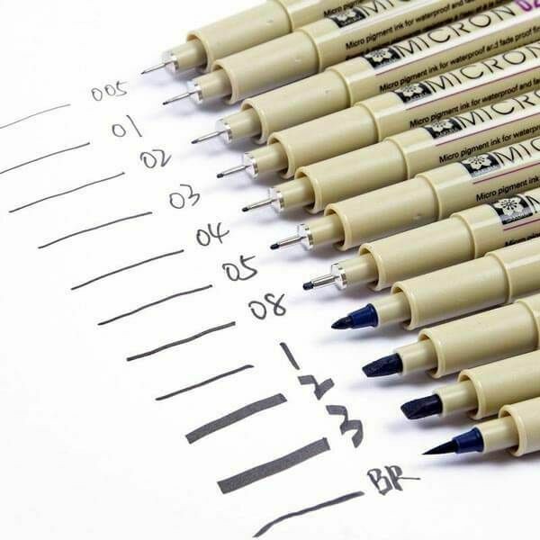 Bút line đi nét Sakura Pigma Micron - Đủ size - STHM stationery