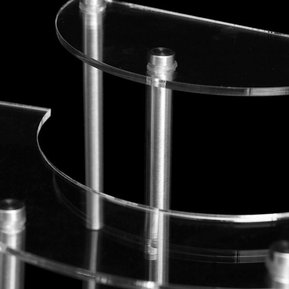 Giá Đỡ Trưng Bày Bánh Cupcake 3 Tầng Bằng Acrylic Tiện Dụng Cho Nhà Bếp / Tiệc Cưới