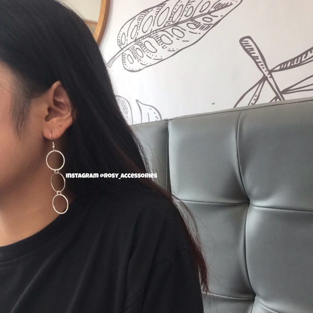 ROSY - KHUYÊN TAI TRÒN 3 TẦNG THẢ DÀI