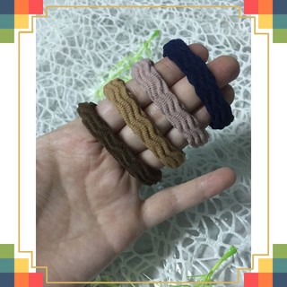 Set dây cột tóc (buộc tóc) len sợi nhỏ