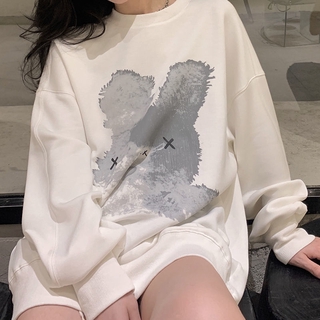 NRVP Áo sweater tay dài mẫu 2021 phong cách Hàn Quốc thời trang cho nữ