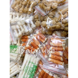 Xương Da Bò Que Sữa Gặm Sạch Răng Các Loại Cho Chó