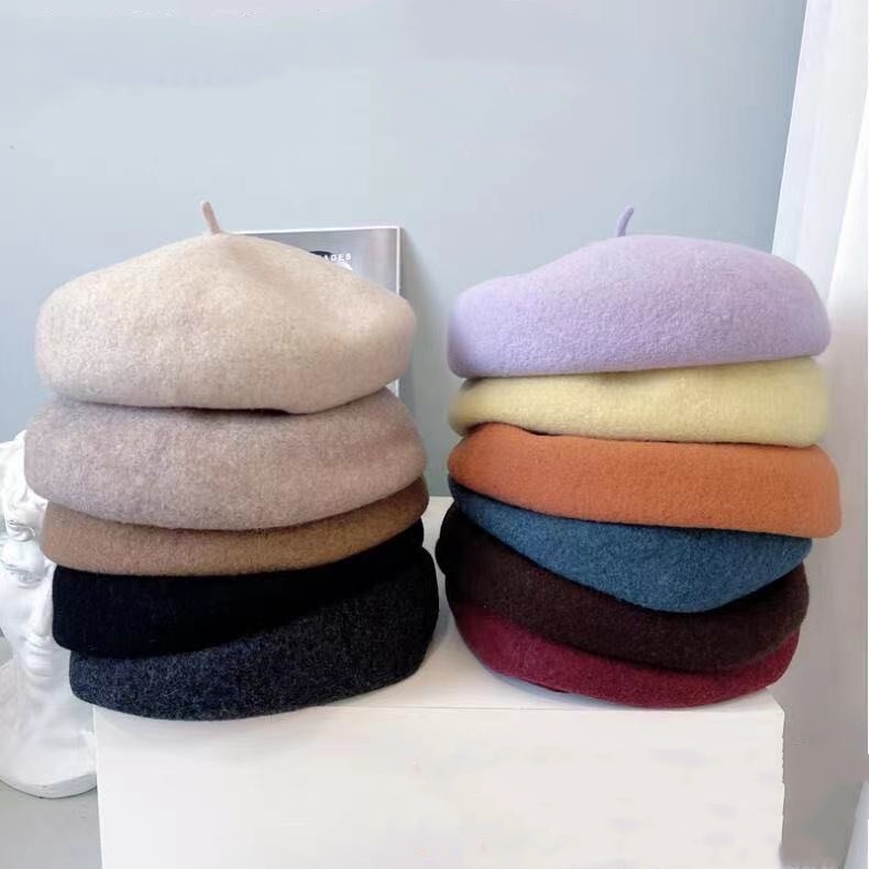 Mũ Nồi Màu Sắc Xinh Xắn Thời Trang Thu Đông Cho Bé Gái