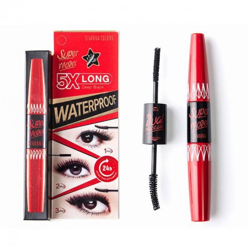 Mascara Loreal 2 đầu voluminous super star + Sivanna HF893