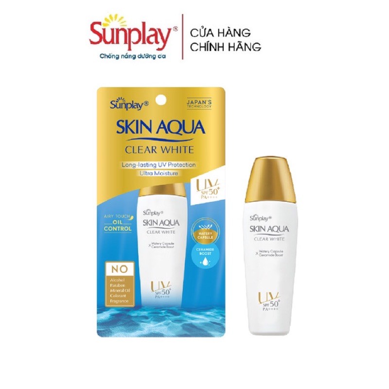 (Quà chất) Chống Nắng Dưỡng Da Trắng Mịn Sunplay Skin Aqua Nắp Đồng 55g | BigBuy360 - bigbuy360.vn