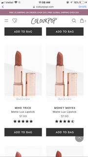 ORDER son COLOURPOP sale 30%