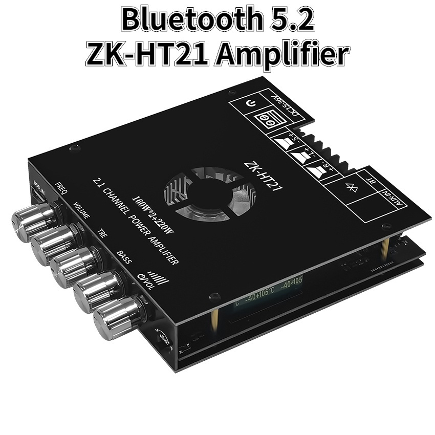 Mô Đun Khuếch Đại Âm Thanh ZK-HT21 Kênh 2.1 TDA7498E 160W * 2 + 220W