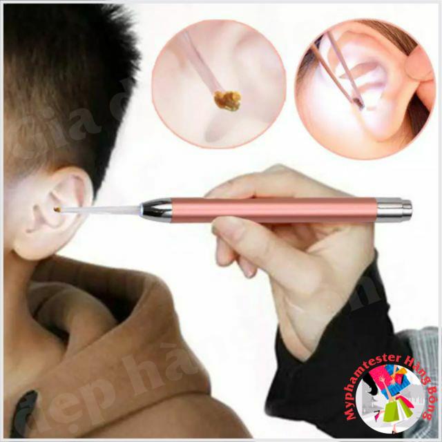 Hộp dụng cụ lấy ráy tai có đèn