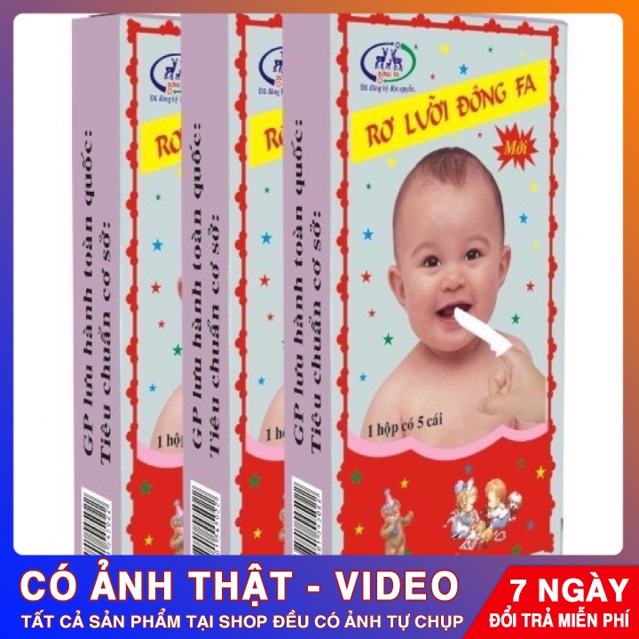 [COMBO 50 CÁI] Gạc Rơ Lưỡi Đông Fa, Mềm Mại An Toàn Cho Bé yêu