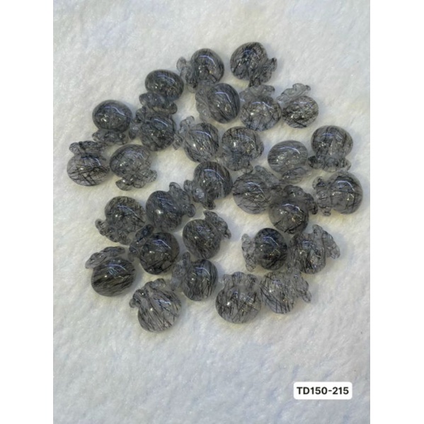 Túi tài lộc đá thanh tẩy thu hút may mắn kích hoạt cung tài lộc