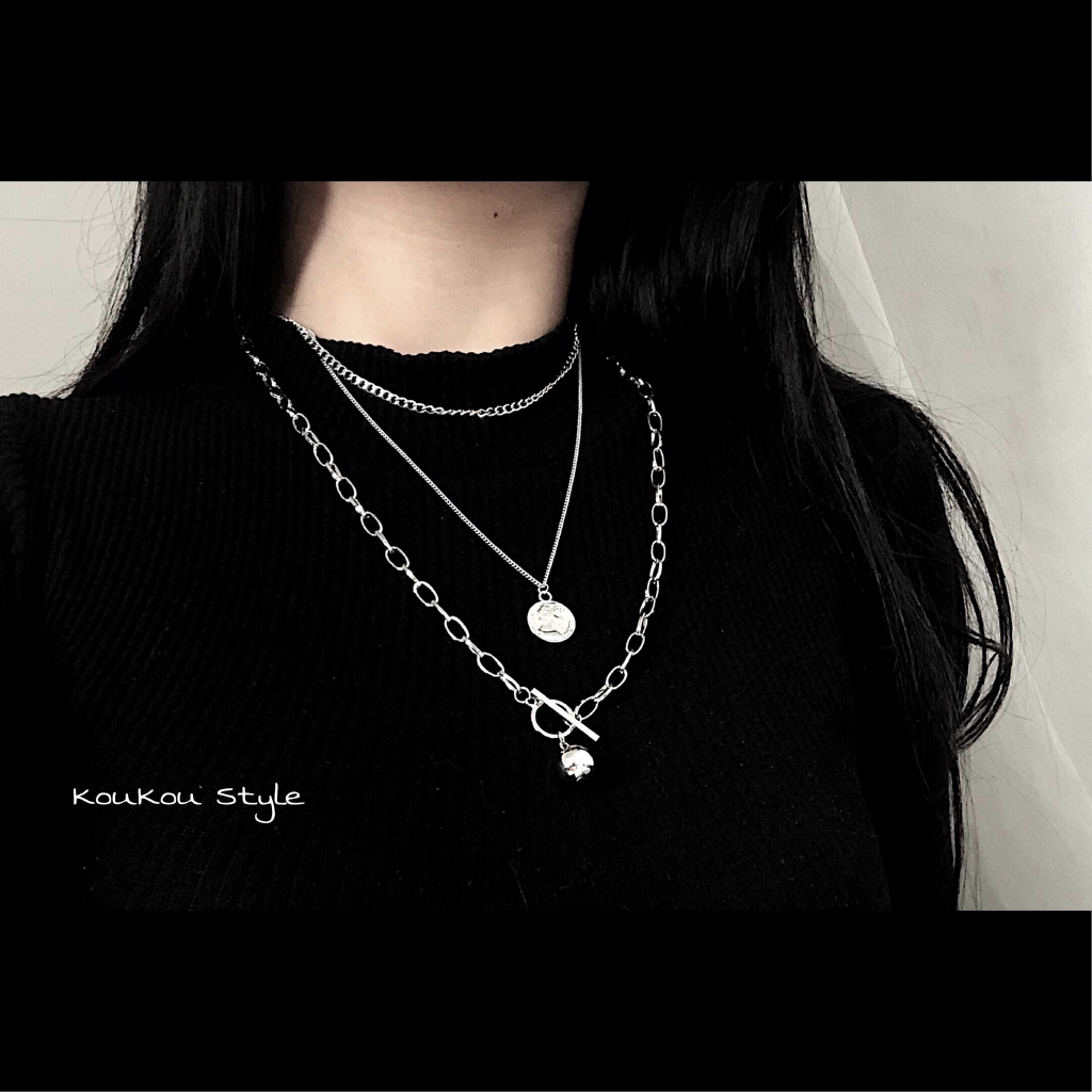 Dây chuyền phong cách hiphop thời trang 1302ese