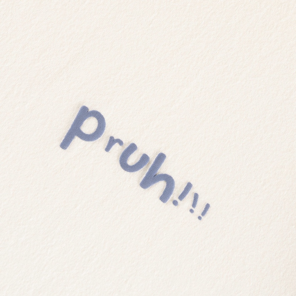 Áo Thun POPPOP BUBLLE LOGO TSHIRT CREAM/YALE BLUE