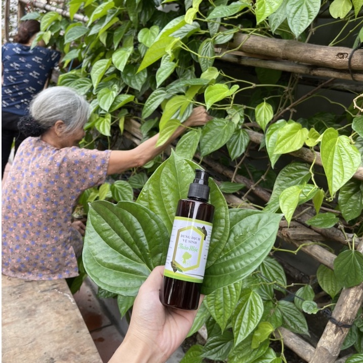 [HANDMADE] Dung dịch vệ sinh phụ nữ thảo mộc, giúp trắng hồng vùng kín, chống viêm, lành tính - chai 200ml