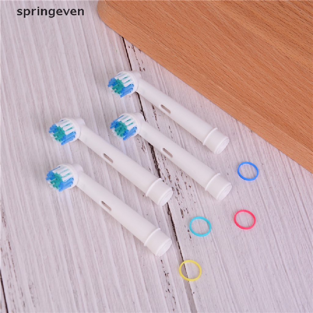 4 Đầu Thay Thế Cho Bàn Chải Đánh Răng Điện Oral B SB-17A 4 Đầu Bàn Chải Đánh Răng Điện SB-17 Lông Mềm Thay Thế Cho Oral B 3D
