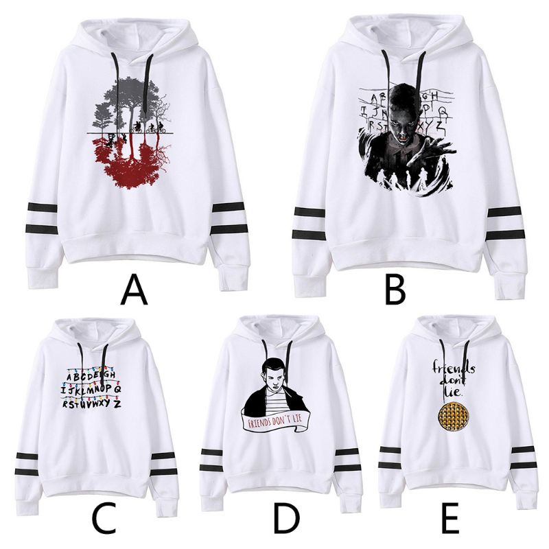 Áo Hoodie Tay Dài In Họa Tiết Cho Nữ