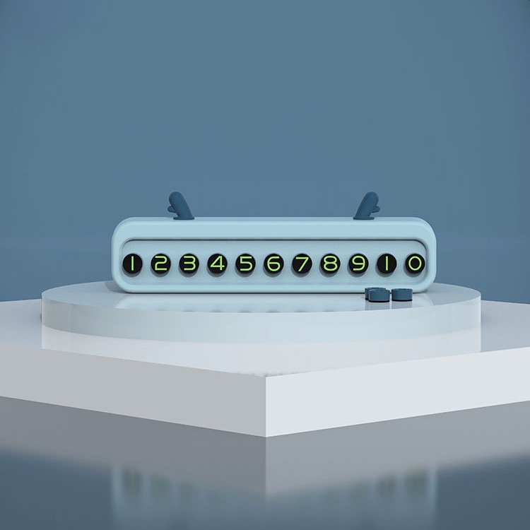 Bảng Số Điện Thoại Đỗ Xe Tạm Thời Thiết Kế Dễ Thương Tiện Dụng