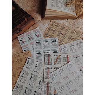minyi.corner - Set giấy ticket nhiều mẫu