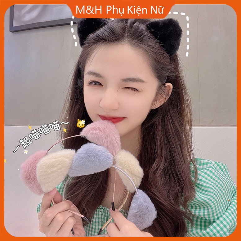 Bờm tóc cute - Bờm tai mèo lông dễ thương, xinh xắn đáng yêu.