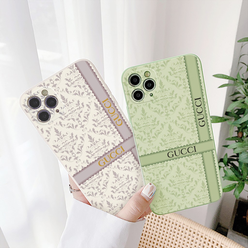 Ốp lưng iphone Guuchi cạnh vuông 6/6plus/6s/6splus/7/7plus/8/8plus/x/xs/11/12/13/14/pro/max/promax/plus/shin/case