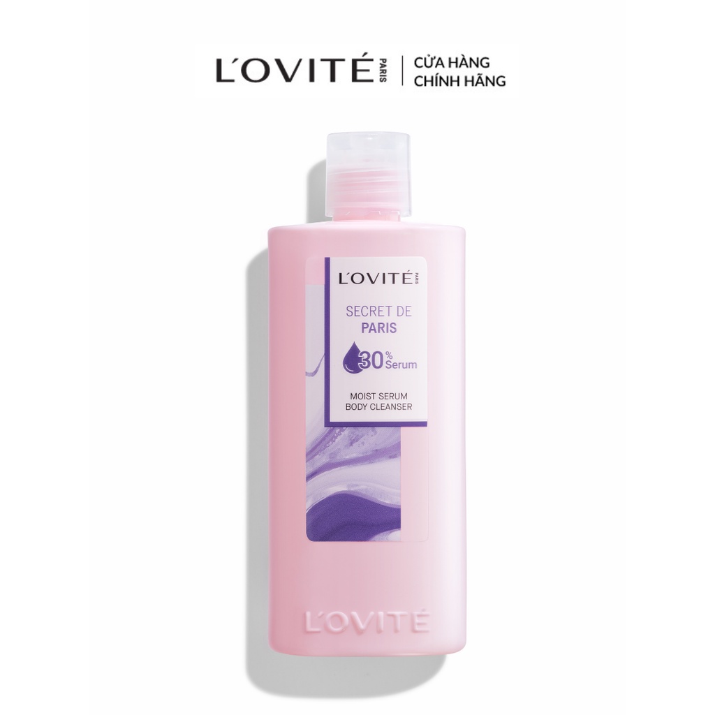 Sữa Tắm Dưỡng Ẩm Chứa Serum Dưỡng Da Mặt Lovite Serum Body Cleanser 400ML