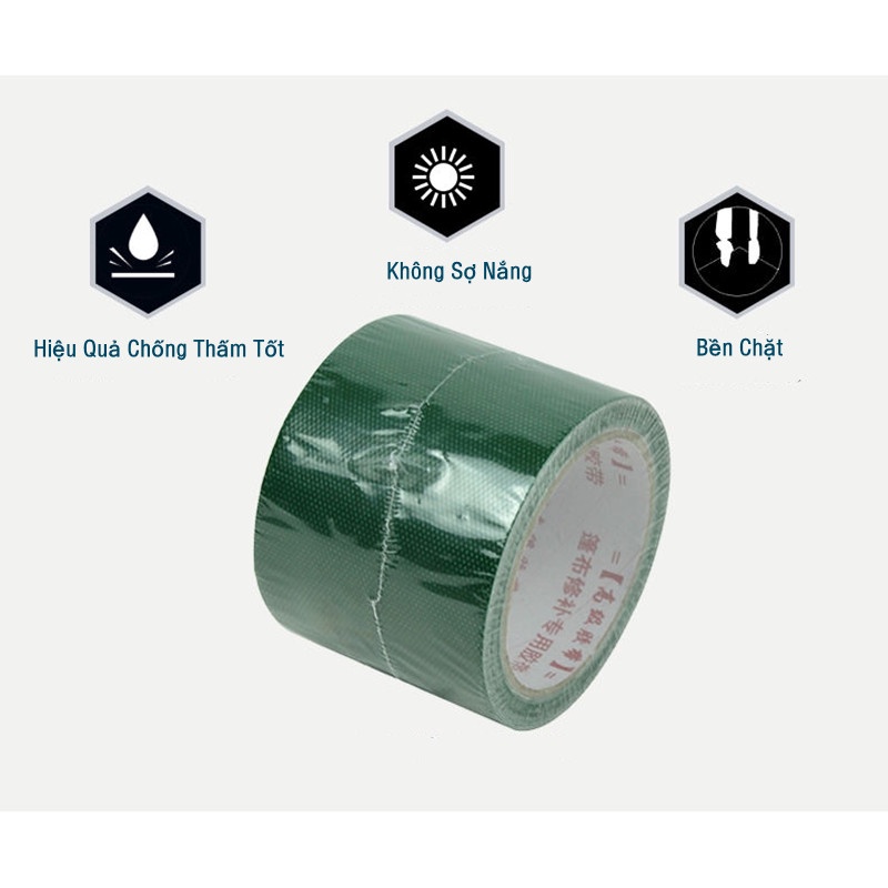 Băng keo Tarpaulin chống thấm nước chuyên dụng sửa chữa lều trại