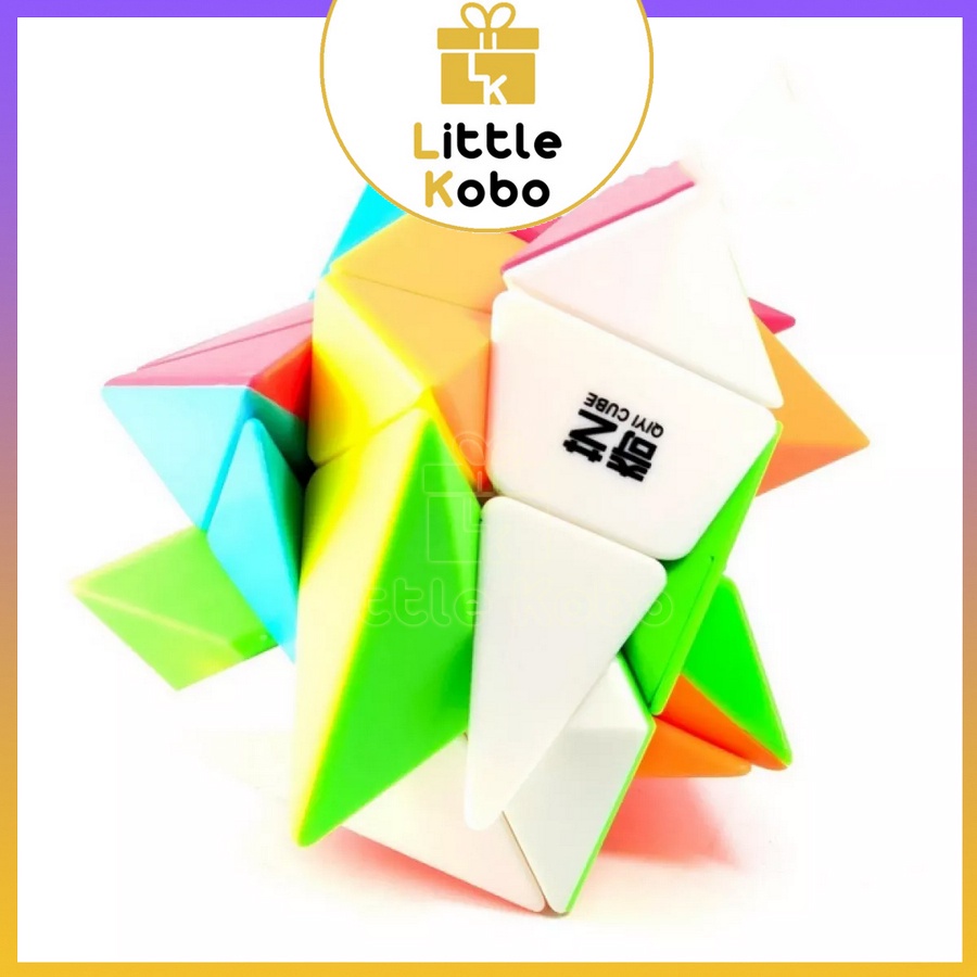 Rubik Biến Thể Axis Cube QiYi Rubic Stickerless Đồ Chơi Thông Minh