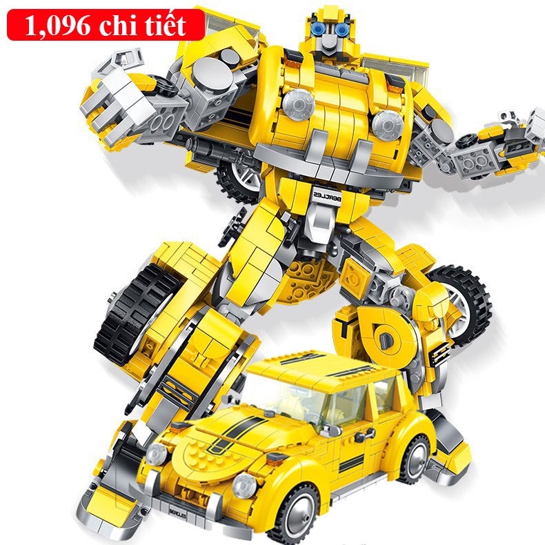 Đồ chơi lắp ghép robot bằng Nhựa ABS cao cấp  Bao gồm 6 hộp nhỏ tạo thành Chiến Binh Sura 553 chi tiết