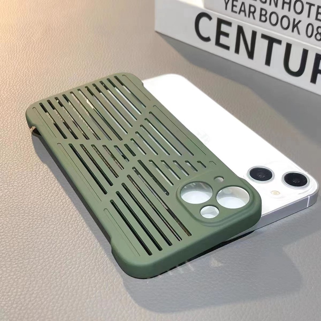 Ốp Điện Thoại Cứng Nhám Siêu Mỏng Tản Nhiệt Màu Kẹo Cho iPhone 13 Pro Max 12 Pro 11 Pro Max 12