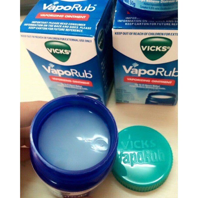 Dầu bôi ấm ngực Vick cho bé trên 2 tuổi Aus