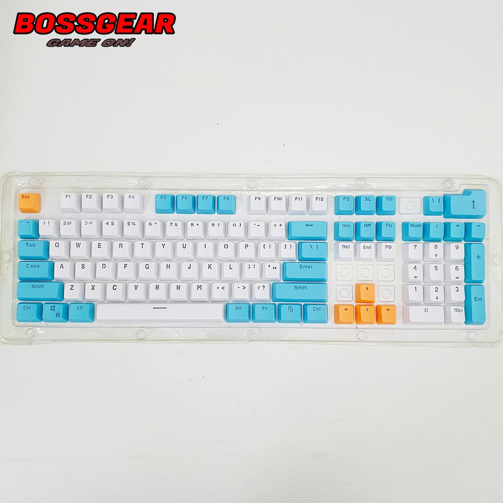 Bộ Keycap PBT 106 BG2-v3 Phím Double Shot Xuyên LED ( OEM Profile, Ansi layout )