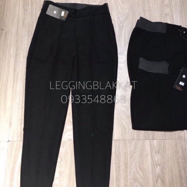 Quần baggy nửa sau chun