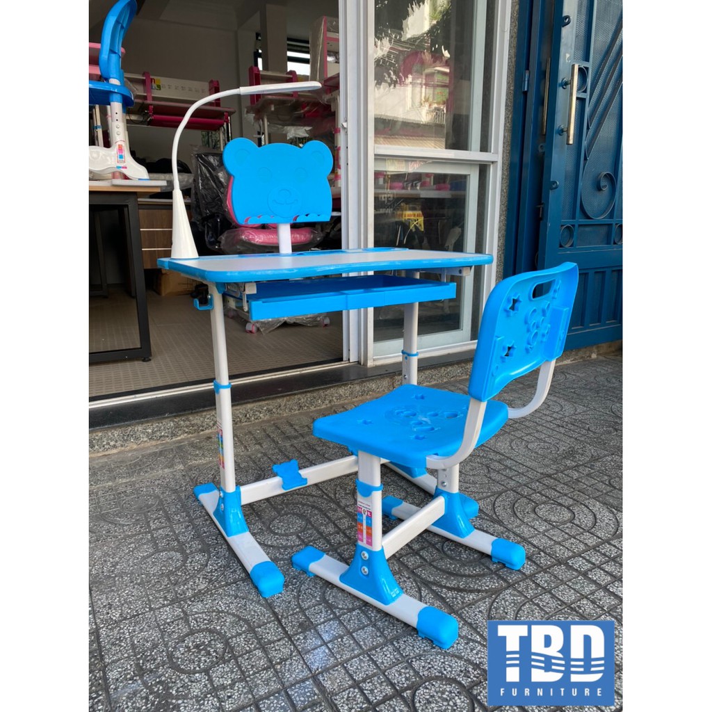 Bộ Bàn Ghế Học Sinh Thông Minh A06 [KÈM ĐÈN LED] | BigBuy360 - bigbuy360.vn