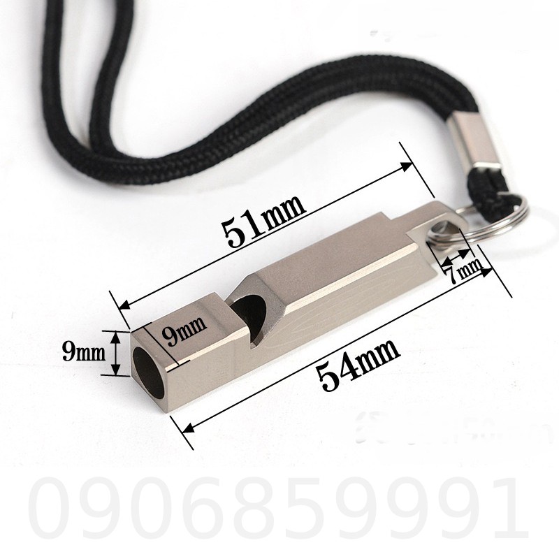 Còi cứu sinh,còi dã ngoại Titan EDC mini