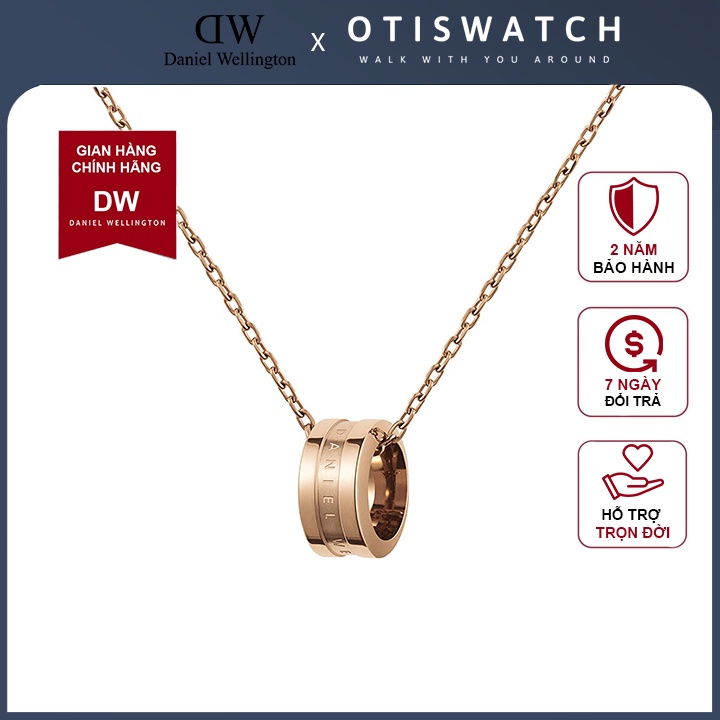 Dây Chuyền Daniel Wellington Elan Necklace Rose Gold DW Chính Hãng - OtisWatch