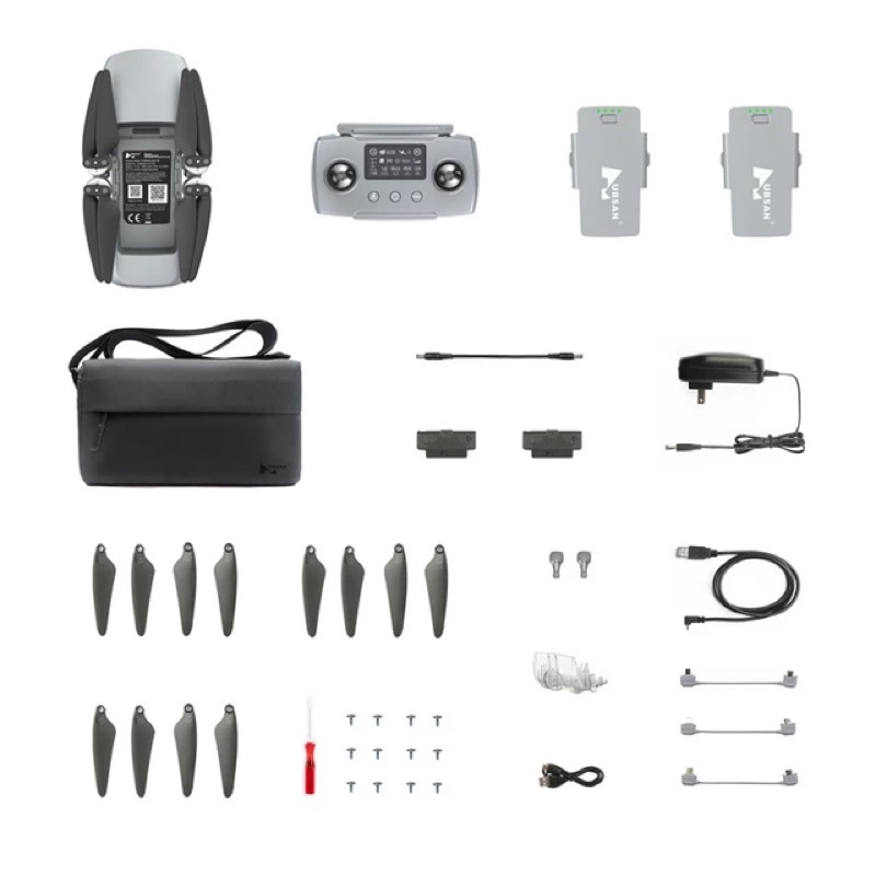 Combo flycam Hubsan ACE Pro - 2 pin bao - Bh 6T - 4K - Chống va chạm